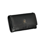 Load image into Gallery viewer, Tommy Hilfiger Elegant Black Dual-Compartment Wallet