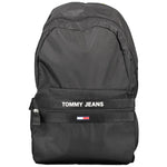 Load image into Gallery viewer, Tommy Hilfiger Black Recycled Polyester Men Backpack