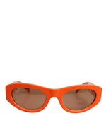 Load image into Gallery viewer, Dolce & Gabbana Orange Reborn To Live Zonnebril met Ovaal Montuur en Logo