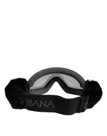 Load image into Gallery viewer, Dolce & Gabbana Zwart Bi0759 Kant Gespiegelde Skibril Masker Zonnebril
