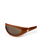 Load image into Gallery viewer, Bottega Veneta Brown Acetate Sunglasses