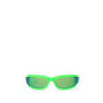 Load image into Gallery viewer, Bottega Veneta Green Acetate Sunglasses