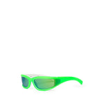 Load image into Gallery viewer, Bottega Veneta Green Acetate Sunglasses