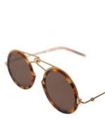 Load image into Gallery viewer, Dolce & Gabbana Gold Havana Montuur DG Fatto A Mano Zonnebril