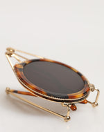 Load image into Gallery viewer, Dolce & Gabbana Gold Havana Montuur DG Fatto A Mano Zonnebril