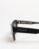 Load image into Gallery viewer, Dolce & Gabbana DG4177 Zwart Leren Montuur Getinte Glazen Zonnebril