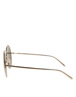 Load image into Gallery viewer, Dolce & Gabbana Gouden Metalen Ronde Zonnebril