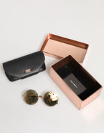 Load image into Gallery viewer, Dolce & Gabbana Gouden Metalen Ronde Zonnebril