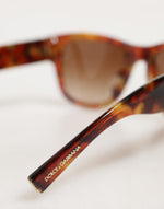 Load image into Gallery viewer, Dolce & Gabbana DG4338F Bruin Havana Volledige Rand Ronde Glazen Zonnebril