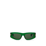 Load image into Gallery viewer, Bottega Veneta Green Acetate Sunglasses