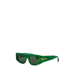 Load image into Gallery viewer, Bottega Veneta Green Acetate Sunglasses