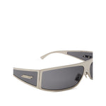 Load image into Gallery viewer, Bottega Veneta Gray Metal Sunglasses