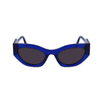 Load image into Gallery viewer, Karl Lagerfeld blauwe geïnjecteerde zonnebril