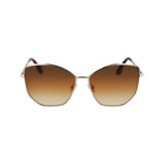 Load image into Gallery viewer, Victoria Beckham gouden metalen zonnebril