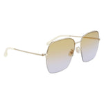 Load image into Gallery viewer, Victoria Beckham gouden metalen zonnebril