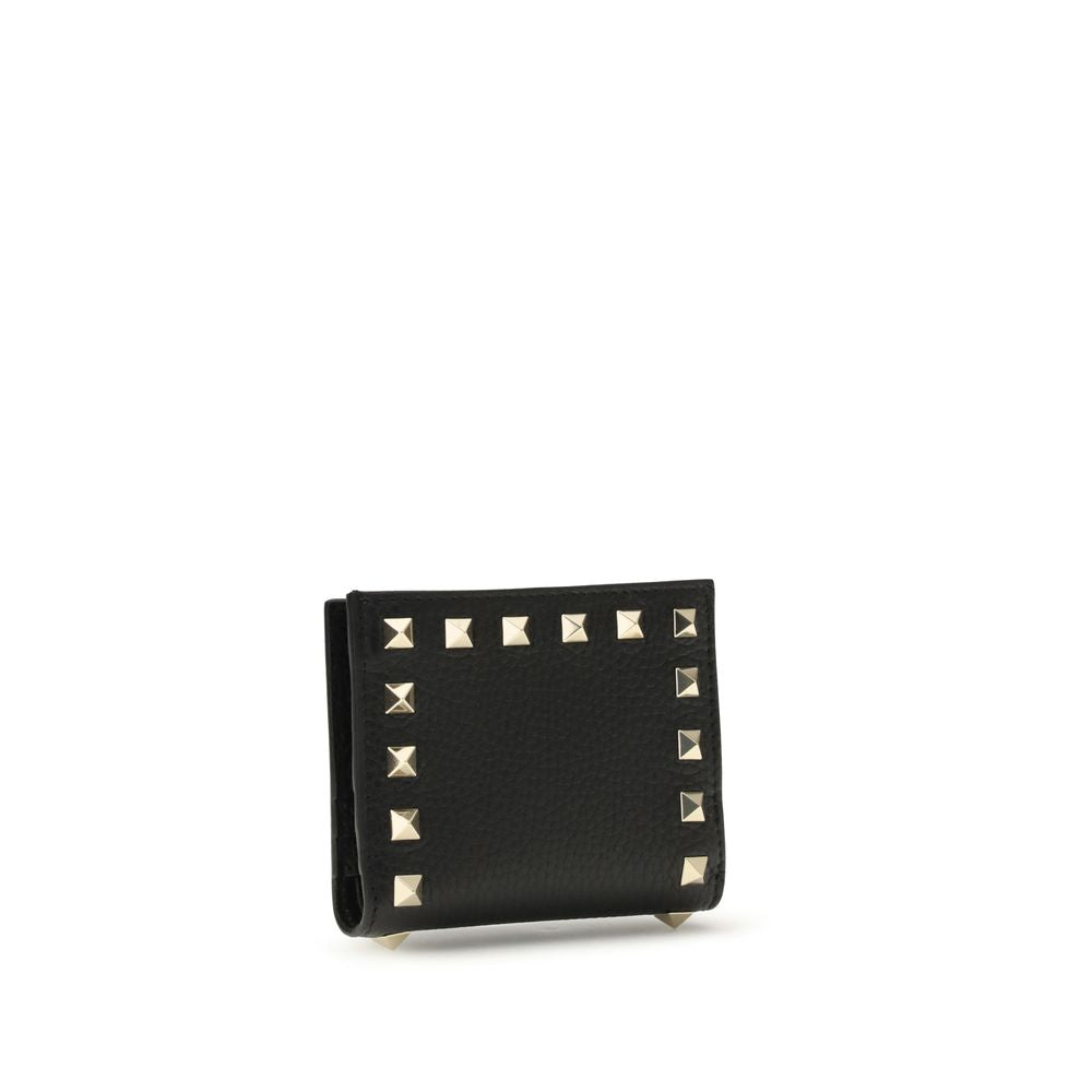 Valentino garavani black lamb ovis aries aries portemonnee