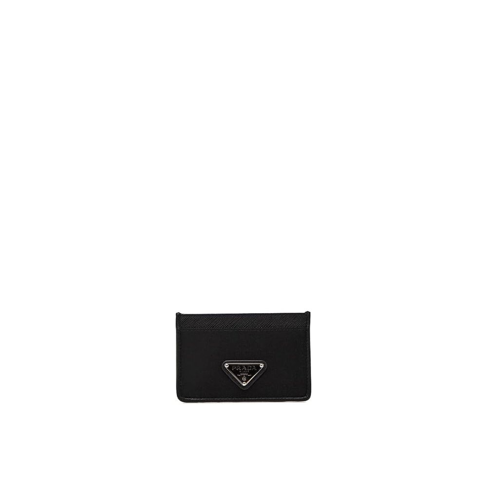 Prada black nylon cardholder