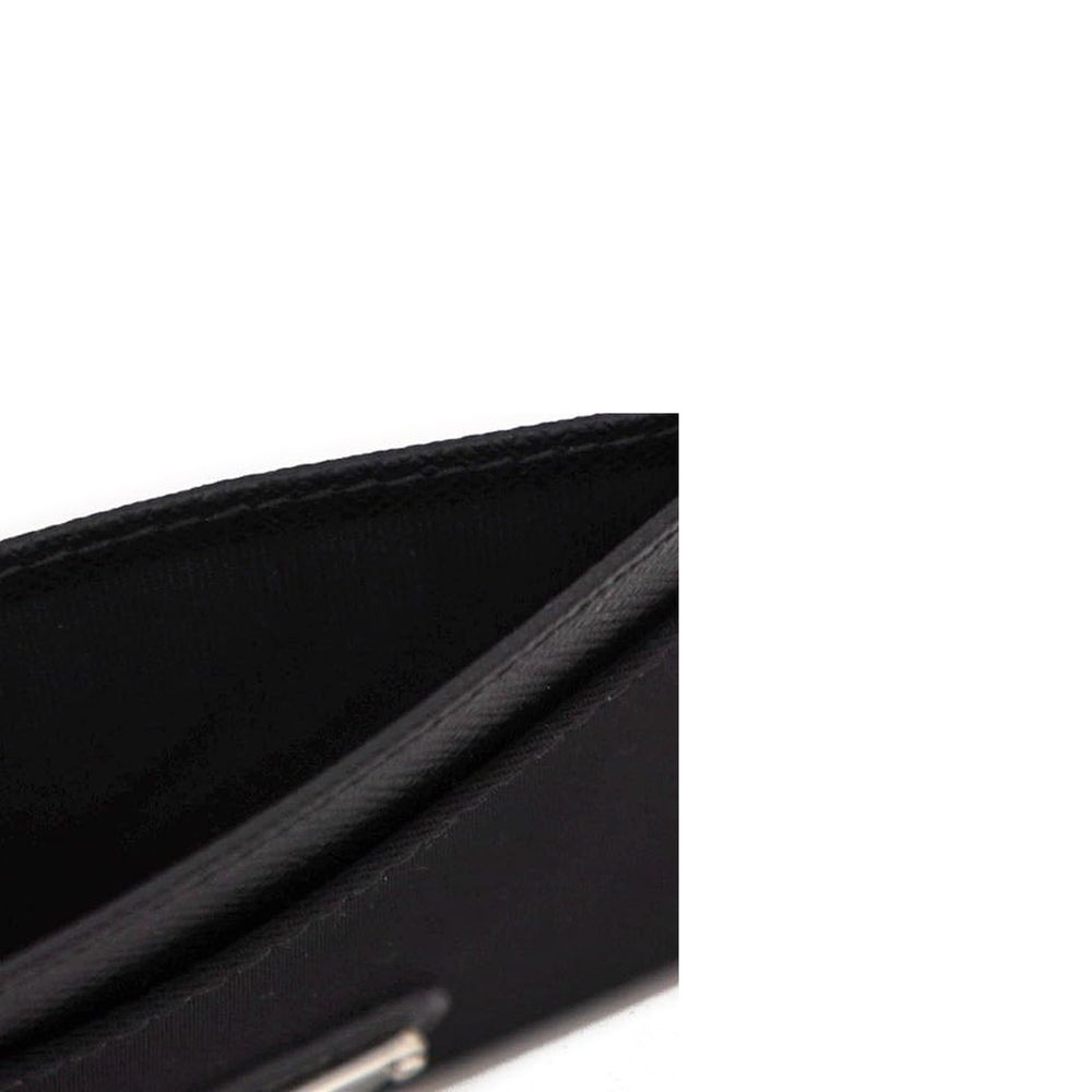 Prada black nylon cardholder