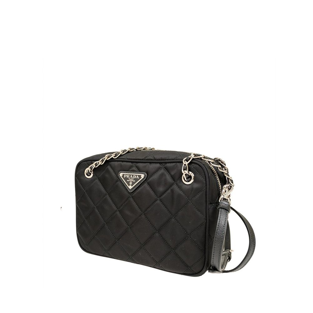 Prada black nylon crossbody bag