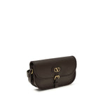 Load image into Gallery viewer, Valentino Garavani Brown Calf Leather Bos Taurus Shoulder Bag

