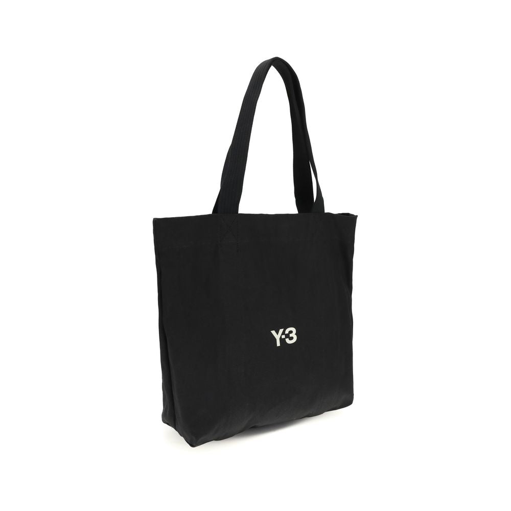 Y 3 black cotton shoulder bag