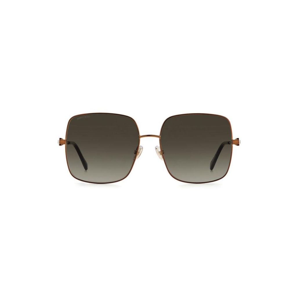 Jimmy choo brown metal sunglasses