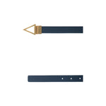 Load image into Gallery viewer, Bottega Veneta blauwe leren riem (normale uitvoering)
