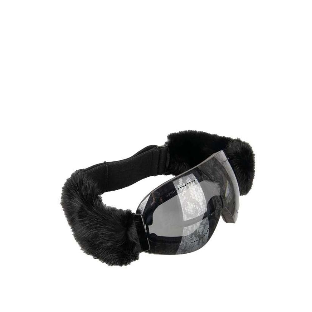 Dolce & gabbana black fur sunglasses