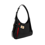Load image into Gallery viewer, Salvatore Ferragamo Black Calfskin Shoulder Bag
