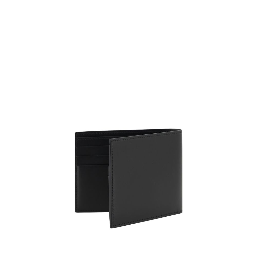 Ferragamo black calf leather bos taurus wallet