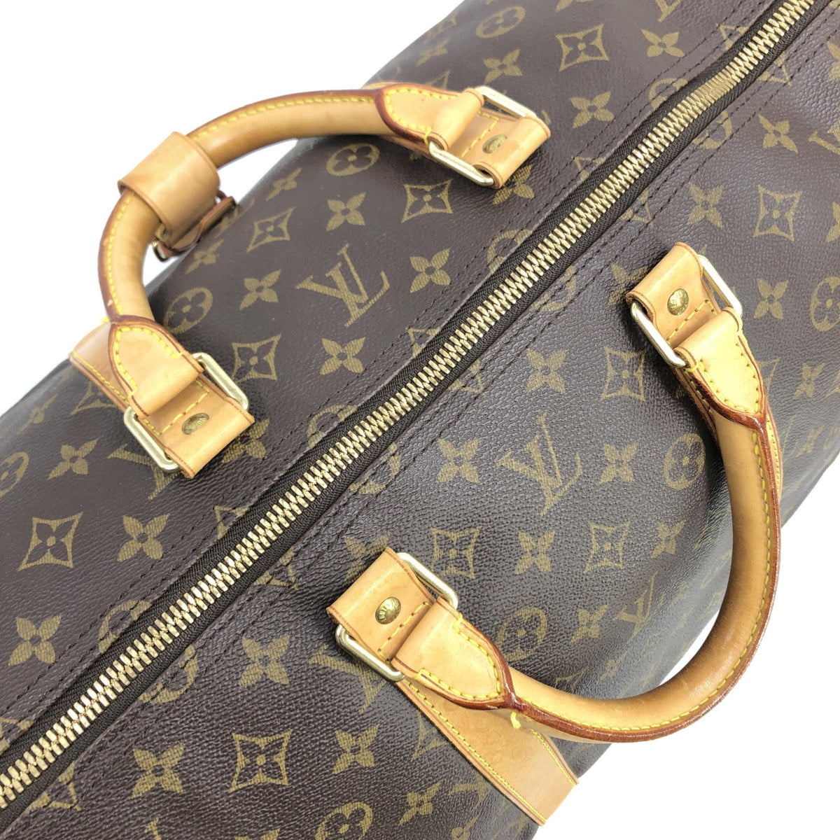 Louis vuitton monogram keepall 55 handtas