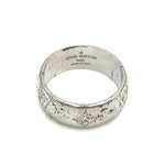 Load image into Gallery viewer, Louis Vuitton zilverkleurige monogram ring
