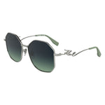 Load image into Gallery viewer, Karl Lagerfeld Gray Metal Sunglasses
