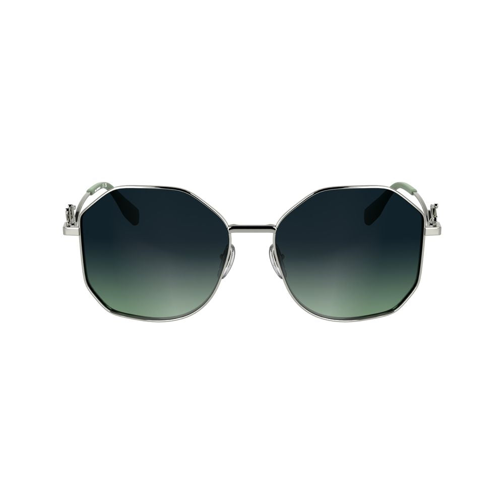 Karl lagerfeld gray metal sunglasses