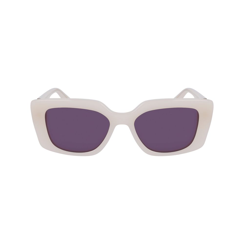 Karl lagerfeld beige acetate sunglasses