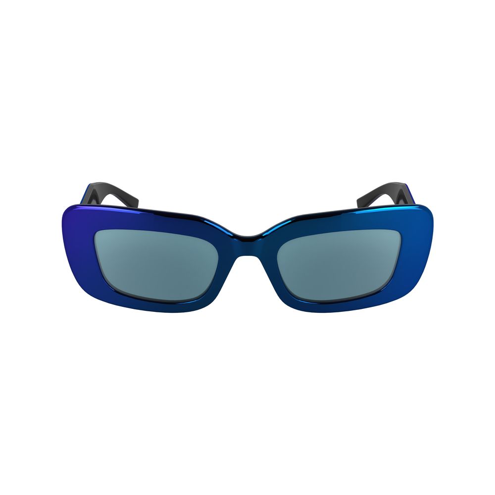 Karl lagerfeld blauwe geïnjecteerde zonnebril