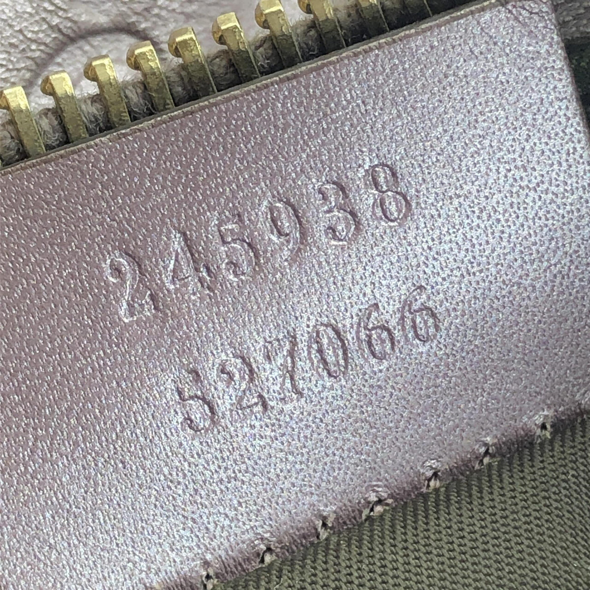 Metallic guccissima lovely shoulder bag