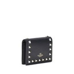 Load image into Gallery viewer, Valentino Garavani Black Calf Leather Bos Taurus Wallet
