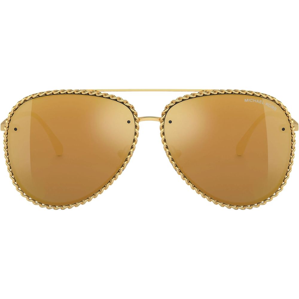 Michael kors gouden metalen zonnebril