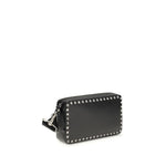 Load image into Gallery viewer, Valentino Garavani Black Calf Leather Bos Taurus Shoulder Bag
