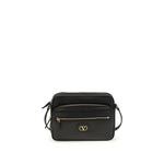 Load image into Gallery viewer, Valentino Garavani Black Calf Leather Bos Taurus Shoulder Bag
