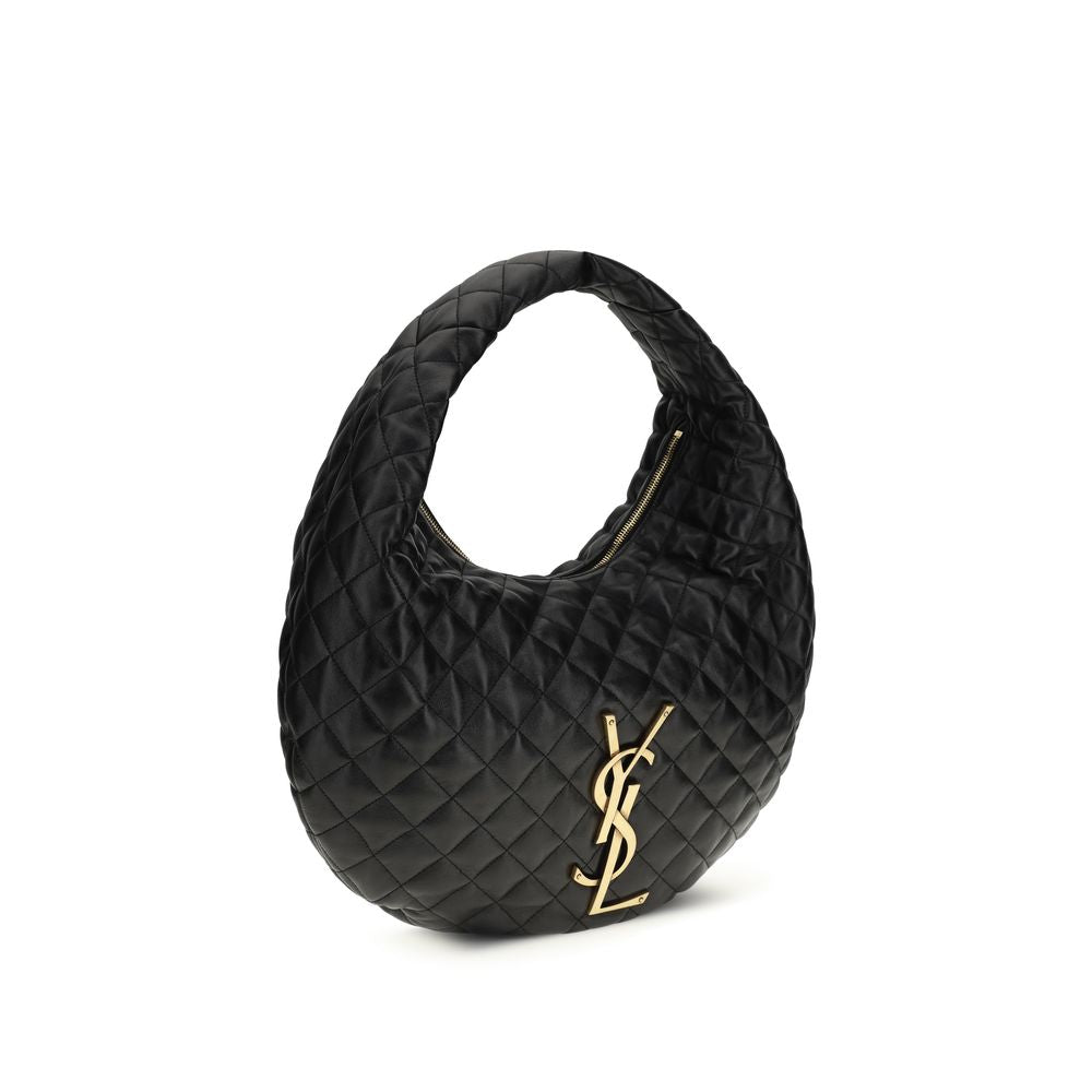 Saint laurent black lamb ovis aries aries shoulder bag