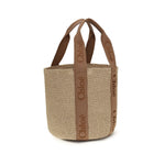 Load image into Gallery viewer, Chloé Beige Raffia Backet Bag
