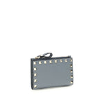 Load image into Gallery viewer, Valentino Garavani Blue Calf Leather Bos Taurus Wallet
