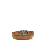 Load image into Gallery viewer, Ferragamo Brown Calf Leather Bos Taurus Regular Belt

