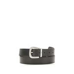 Load image into Gallery viewer, Valentino Garavani Black Calf Leather Bos Taurus Regular Belt
