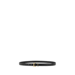 Load image into Gallery viewer, Saint Laurent Black Calf Leather Bos Taurus Regular Belt
