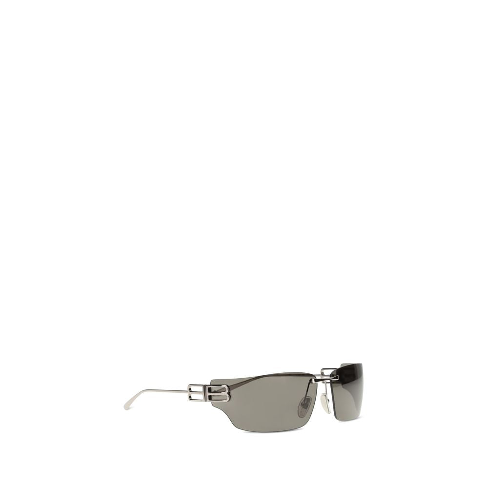Balenciaga silver metal sunglasses