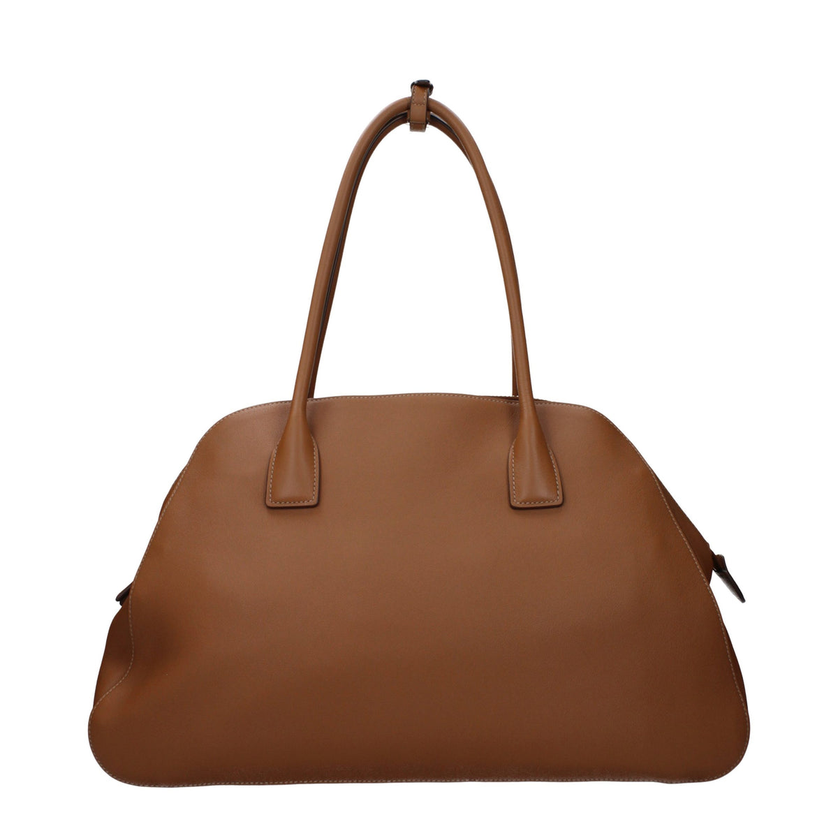 Prada brown leather shoulder bag