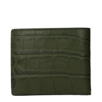 Load image into Gallery viewer, Versace Green Leather Wallet
